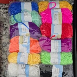 Colorful Yarn Set for Home Party Supplies